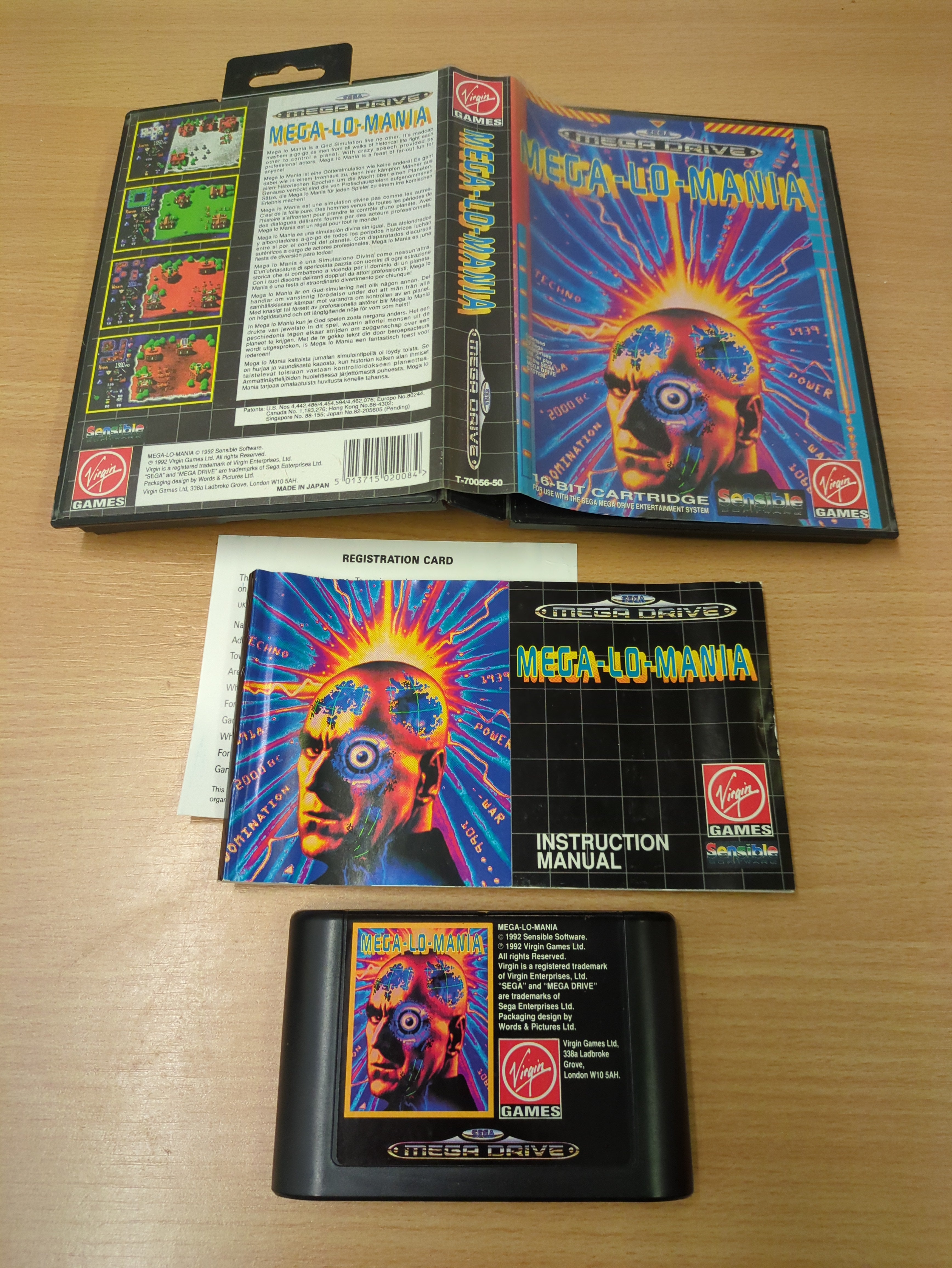 Mega-Lo-Mania Sega Mega Drive game Mega-Lo-Mania Sega Mega Drive game